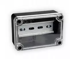 Engo EBOX2 - Hermetiškas korpusas, virštinkinis, IP65, 129mm x 89mm x 55mm relėms: EREL-16ZB / EREL-16WIFI / EROL-ZB / EROL-WIFI / EMOD-ZB