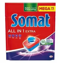 Somat Somat All in 1 Extra – indaplovės tabletes 75 vnt.