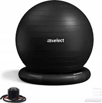 Virtufit VIRTUFIT GIMNASTIKOS KAMUOLYS ANTI-BURST PRO SU POMPA JUODA 65 CM