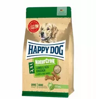 Happy Dog NaturCroq kaulas, kalakutienos ir ryžių skanėstas vidutinio ir didelio dydžio šunims 500g