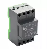 BREVE Vienfazis modulinis saugos transformatorius PSS 30N 400/ 24V 1,25A DIN bėgeliui IP20 Ta 40