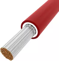 BiTOne 1m Saulinis kabelis 1x6mm2 0,6/1kV Kabelis fotovoltikai BiT 1000 raudonas 8351