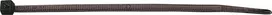 EM Group Juodos UV plastikinės veržlės 200x3,5 mm 100 vnt. 2615