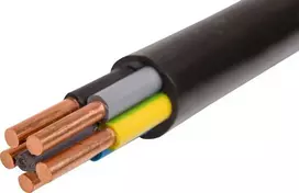 Elektrokabel Elektros kabelis Energijos kabelis YKY 5x2,5 mm² 0,6/1kV /100m/
