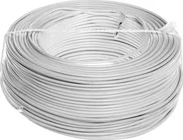 Elektrokabel Elektros kabelis Montavimo laidas H07V-U (DY) 1 baltas /100m/ (T0092 DY 1 X 1 Baltas)