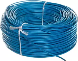 Elektrokabel Elektros kabelis Instaliacinis laidas H07V-U (DY) 1 mėlynas /100m/ (T0092 DY 1 X 1 Mėlynas)