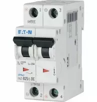 Eaton Automatinis jungiklis 2P B 6A DC 10kA FAZ-B6/2-DC 176078