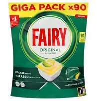 Procter FAIRY Original viskas viename kapsulės indaplovei 1 pak. - 90 vnt.