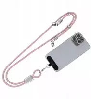 USB laidas TnB TCPDNECKPK 2x USB-C 60W Pakabinamas ant kaklo telefonui 2in1 (SB11777)