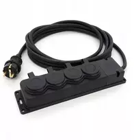 Hilark Statybinis ilgintuvas 4 lizdų 16A 230V H05RR-F 3*2,5 2M 2OW16024