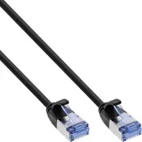 InLine tinklo kabelis slim Cat.6A U/FTP PiMf 3 m juodas (B-71903S)