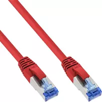 InLine Patch tinklo kabelis Cat.6A, S/FTP (PiMf), 500MHz, raudonas, 2m, 40 vnt. (B-76802R)