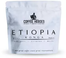 Skrudinta kava Coffee Heroes Roastery Etiopija Konga 250 g