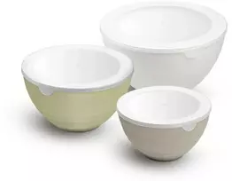 Lumarko Plastikiniai dubenys su dangčiu PRESTO rinkinys 3 vnt. 420599.00