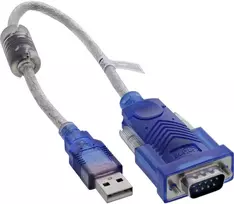 InLine Adapteris USB į RS-232 su feritu, A tipo kištukas į 9 kontaktų Sub D