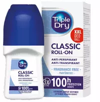 „L’Oreal Paris TRIPLE DRY“ dezodorantas su rutuliuku 50 ml „Classic“ 100 h ir