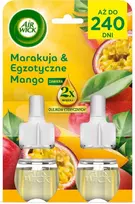 Reckitt Benckiser Air Wick elektrinis pakaitas Duopack Marakuja ir egzotiškas mango / Passiflora ir tropinis mango 2X19 ML