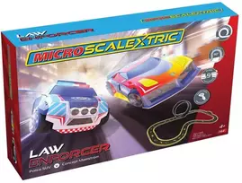 Scalextric Micro Scalextric "Law Enforcer" lenktynių trasa 4+ Mastelis 1:64