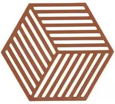 „Zone“ Padėkliukas indams Hexagon Terracotta (24346)