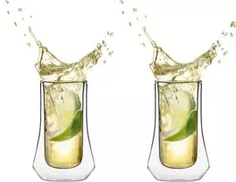 Vialli Design 2 stiklinės shot su dviguba sienele Soho 60 ml 8913
