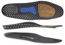VM Footwear Anatominis batų įdėklas su bambuko pluoštu, dydis 42, juodas (BH-300042)
