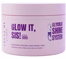 Trust MY SISTER Glow It Intensive Mask emolientų ir lyginamoji kaukė su glikolio rūgštimi ir aliejais 180 ml