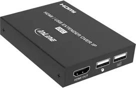 Altusen InLine® KVM prailgintuvas per IP, HDMI Full-HD, 150m, imtuvas (RX)