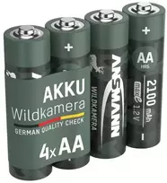 Ansmann Mignon AA Įkraunamosios baterijos – 2100 mAh – 4 vnt. pakuotė – NiMH – MaxE technologija