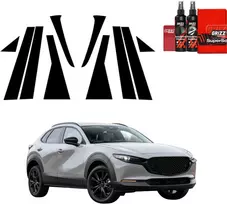 GrizzGlass Apsauginė plėvelė ant statramsčių BodyShield Juodas, skirta Mazda CX-30 (2026) [10w1] (GRZ19702)