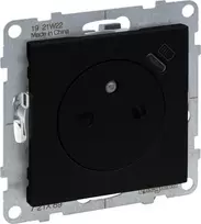 Legrand Plokščias lizdas 2P+Ž - 16 A - su USB Typ - C - 1,5 A - automatiniai gnybtai - su apsauga (721489)