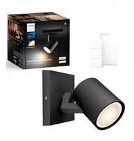 Philips LED prožektorius Hue Baltas Ambiance Runner GU10 Juodas
