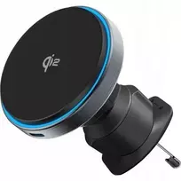 PROOVE Telefono laikiklis su belaidžiu įkrovikliu Titanium Circle Qi2 15W (Proove)