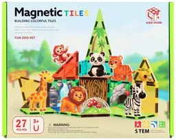 Mega Creative Magnetiniai konstruktoriaus kaladėlės ZOO 27 dalių 26X21X6 MC PUD 24 (188-M504)