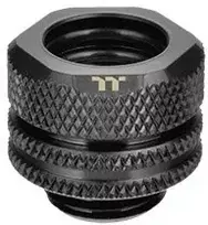 Thermaltake Pacific 1/4'' x 12mm tiesi jungtis PETG – juoda (CL-W143-CU00BL-A)