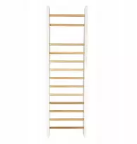 Master Medinės gimnastikos kopėčios pratimams 240x80cm balta (MAS-C240-80-baltas)