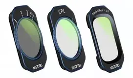 Filtras Greenl Rinkinys filtrų CPL / VND / Juodas Mist 1 / 4 Telesin S5-FLT-44-TDJ kameroms DJI Osmo Pocket 4 / 3