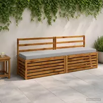Suoliuko pagalvė SOEST 100% poliesteris Pilka 180 x 40 x 8 cm