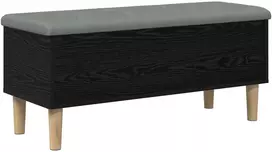 Saugojimo suolas su pagalve Juodojo ąžuolo 102 x 42 x 46 cm