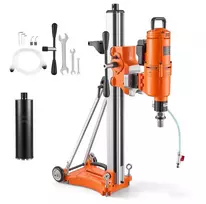 Vevor Deimantinio grąžto gręžimo mašina, sausas/šlapias, 20-450 mm skersmuo, iki 4500W, su pakreipiamu stovu