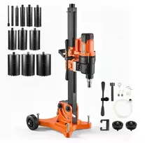 Vevor Deimantinis gręžimo staklinis įrenginys, gręžimo galia 20-305 mm, su 12 grąžtų, 3000 W (maks. 3500 W), 1000/550 aps./min