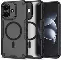 Dėklas Tech-Protect RUGGED SHIELD MagSafe XIAOMI REDMI NOTE 17 Pro 5G MATINIS Juodas