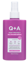Q+A Heat Protect All-In-One 150 ml universalus purškiklis plaukams su apsauga nuo karščio