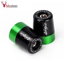Motociklo rankenos rankenos galas Skirtas Kawasaki NINJA 300 400 650 ZX6R ZX9R ZX12R Z800 Z750 Z250 ER6N/F Motociklo vairo galams Ninja-Green black