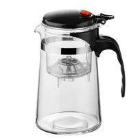 Arbatos puodai Karščiui atsparus stiklinis arbatos puodas arbatos infuzinis kiniškas arbatos rinkinys virdulys Kavos stiklo virimo aparatas Patogūs biuro arbatos rinkiniai A 500ml black