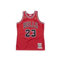 Mitchell & Ness Michael Jordan Chicago Bulls 1996-97 Išvykos Autentiški NBA marškinėliai Raudoni/Juodi/Balti Vyriški Streetwear AJY4CP19014-CBUSCAR96MJO S black