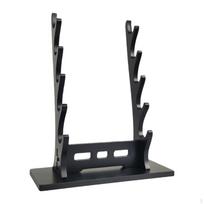 Samurajų Stovas Kardų Laikiklis Pagrindo Atrama Viduramžiškas Pakabukas Tanto Wakizashi Black 5 Tier black