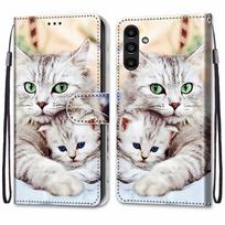 Prabangus dažytas odinis dėklas Piniginės knygos stiliaus apsauginis dangtelis, skirtas Samsung Galaxy A26 A36 A16 A55 A56 A35 A24 A25 A15 A05 A05s / Samsung A15 A14 A04S Samsung A9 2018/A9s