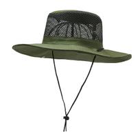 Vasaros vėsi kepurė, kvėpuojanti tinklelio žvejo kepurė, vienspalvė sulankstoma kepurė nuo saulės, vyriška lauko žvejybos kepurė nuo saulės size 58cm black