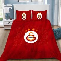 Galatasaray 3D spausdintas patalynės komplektas, futbolo klubo logotipas užvalkalas antklodei, pagalvių užvalkalai suaugusiems, mergaitei, berniukui, dovana, gimtadienio dovana 100x135cm white