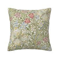 William Morris gyvatės galvos rašto pledo pagalvės užvalkalai Namų dekoras Nordic Vintage Tekstilė Kėdės pagalvėlė Kvadratinis pagalvės užvalkalas 30x30cm 12x12in